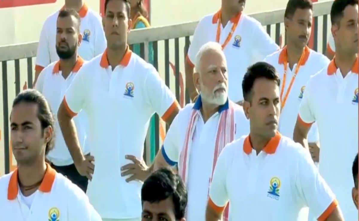 "Yoga Can Bring Peace In Conflict&Ridden World": PM At Vizag Yoga Day Event