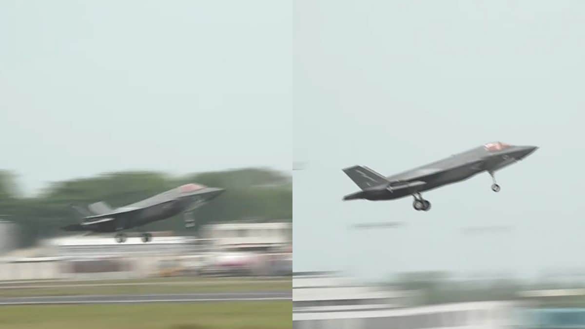F&35B Fighter Leaves Kerala Airport After Being Stranded For 5 Weeks