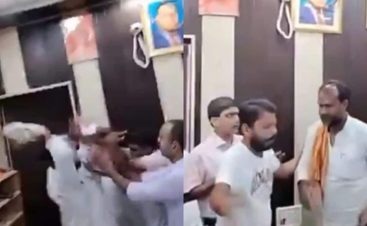 On Camera, Dalit Engineer Thrashed With Shoe At His Office By BJP Worker
