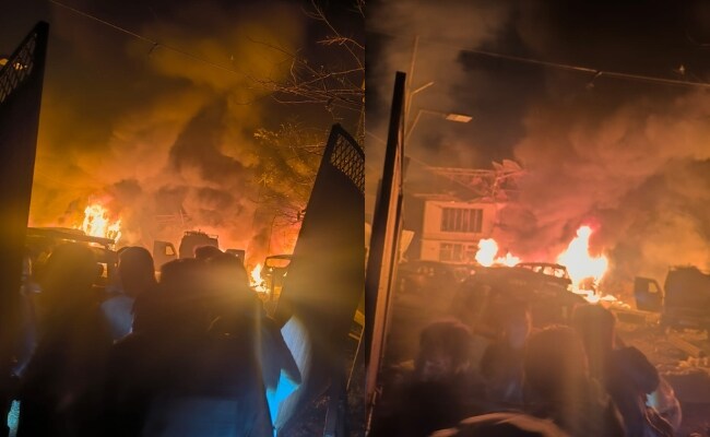 Video Shows Impact Of Blast At J&amp;K Police Station. Bodies Found 300 Metres Away