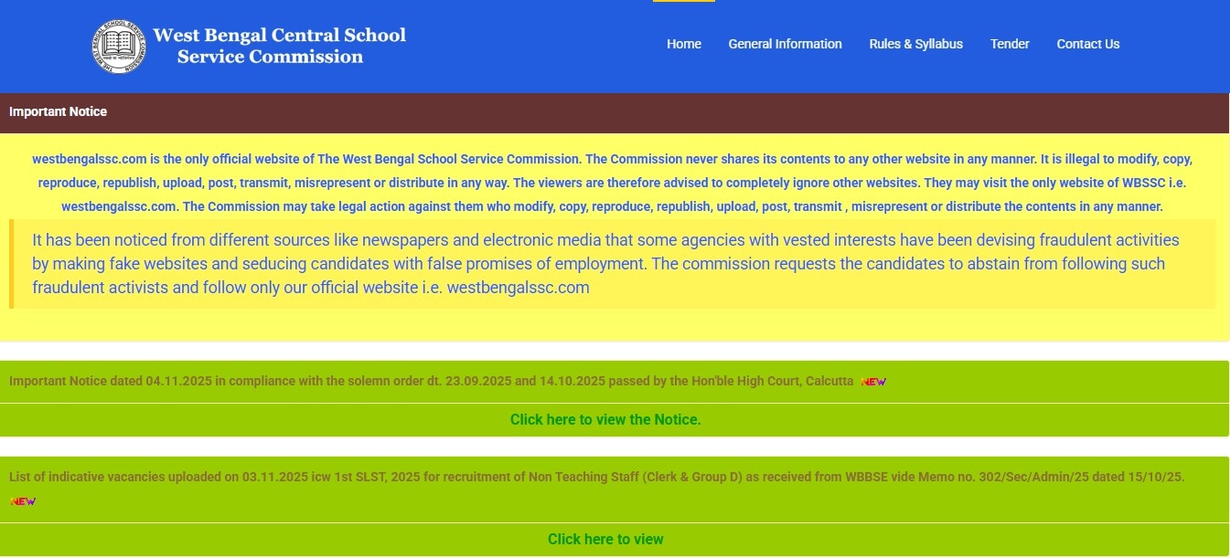 West Bengal Schools Announce 8,477 Non&Teaching Vacancies