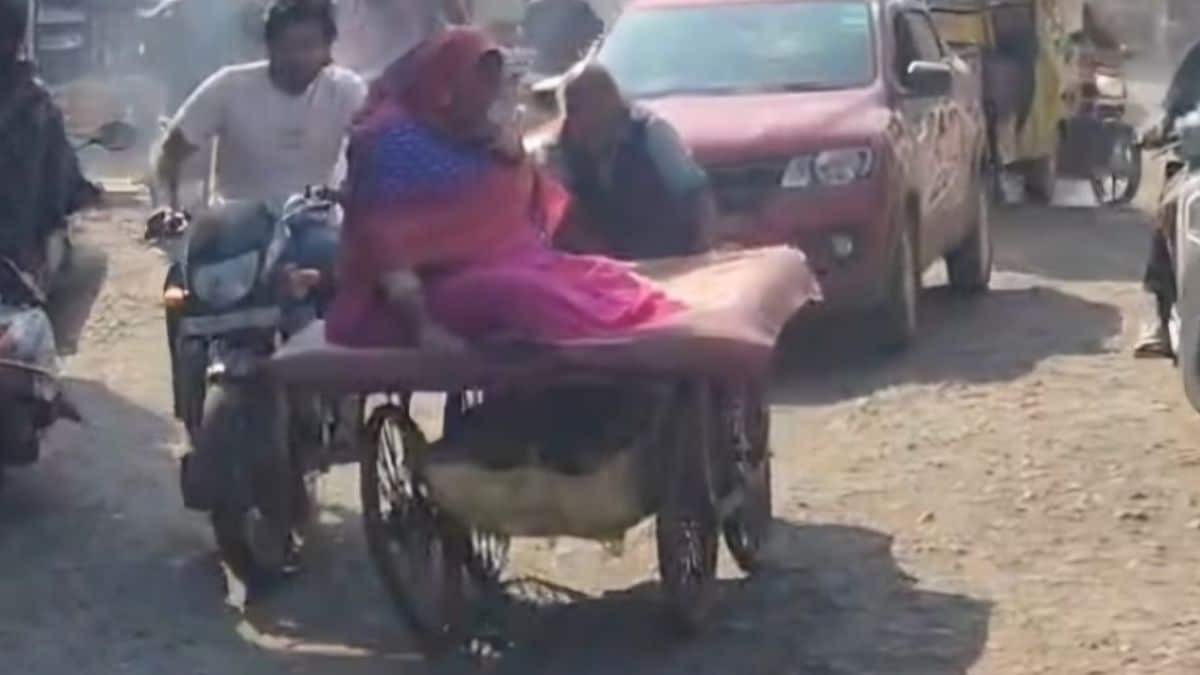 Elderly Madhya Pradesh Man Takes Ailing Wife To Doctor On Handcart