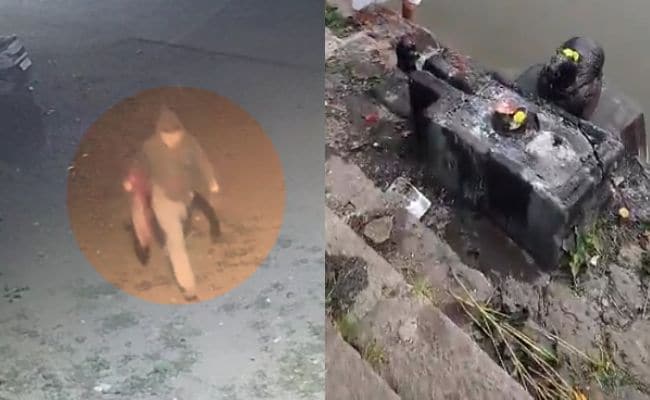 'Shiva Lingam' Desecrated At Andhra Temple, Suspect Caught On Camera