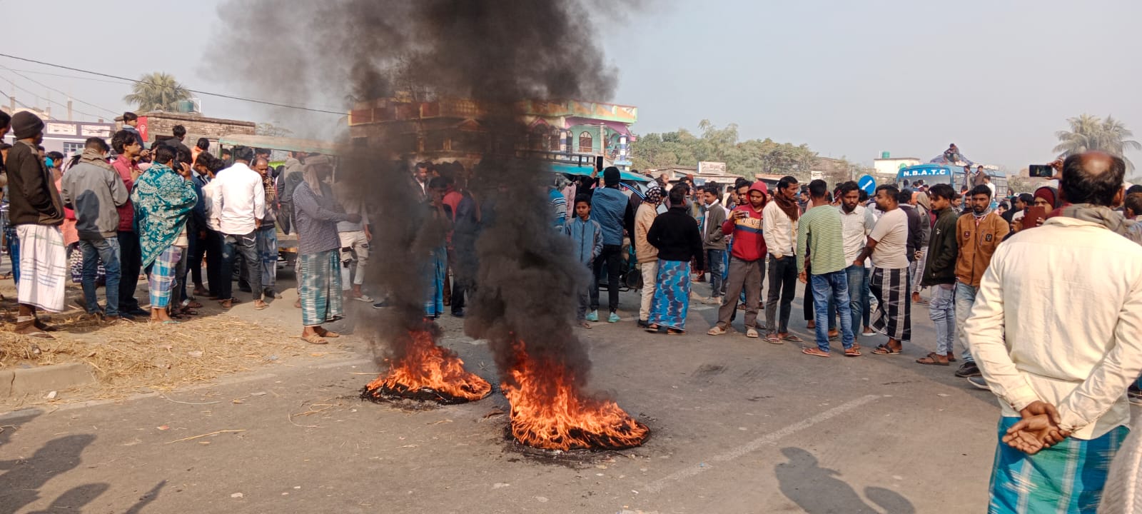 Highway Blocked After Migrant Worker's Death Triggers Protests In Bengal