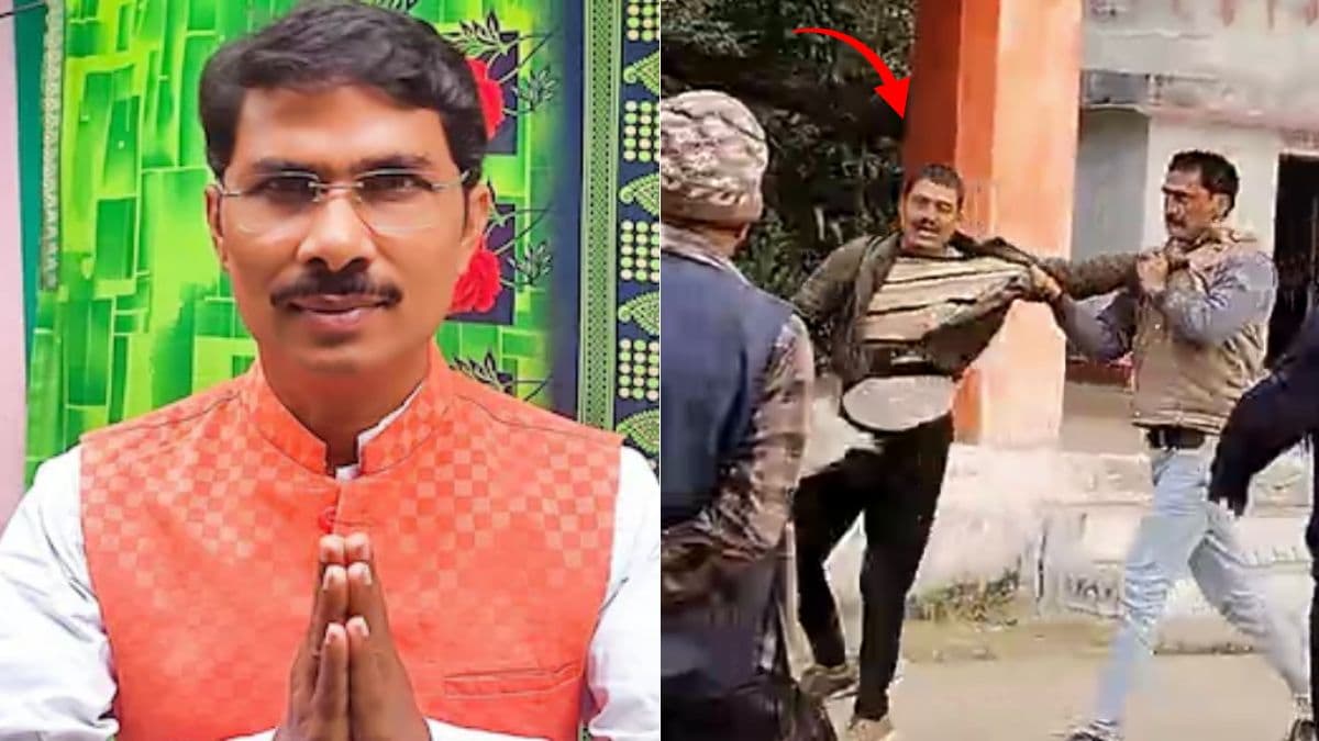 Dramatic Video Shows BJP MLA Being Abused At Temple, Man Arrested