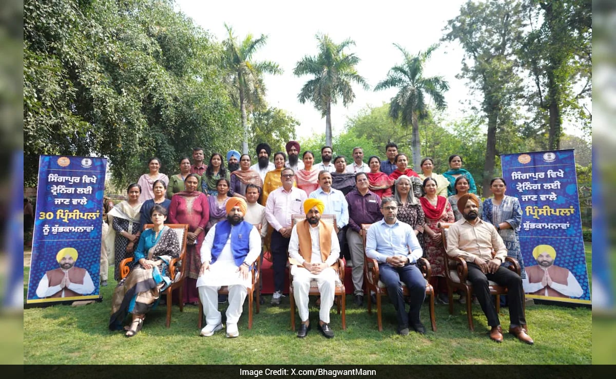 Punjab Chief Minister Sends 30 School Principals To Singapore For International Training Programme