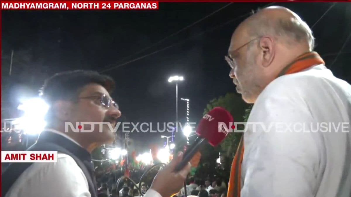 "Bengal Chief Minister Will Be From BJP": Amit Shah To NDTV At Rally