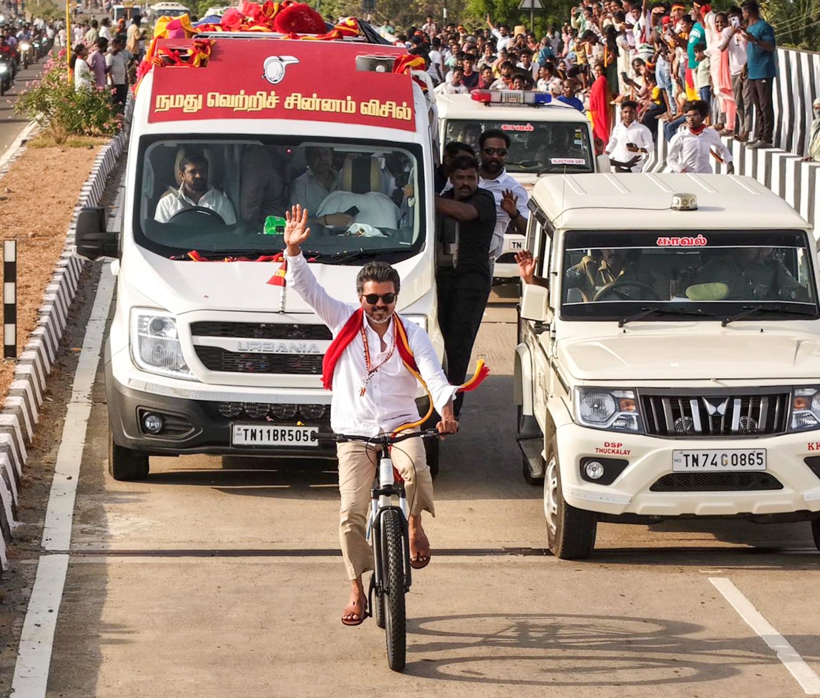 Vijay's Cycle Campaign Draws Eyeballs In Tamil Nadu, Critics Say "Stunt"