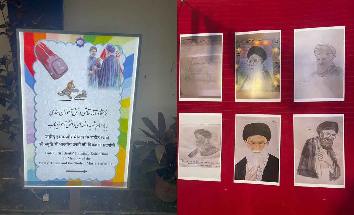 Tributes Pour In For Ali Khamenei At Iran Culture House In Delhi