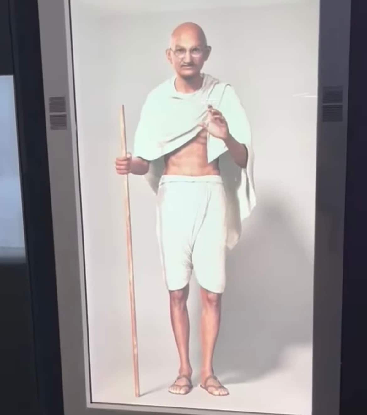 Interactive AI Avatar Brings Mahatma Gandhi To Life At Delhi Museum