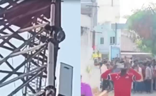 Andhra Man Climbs Mobile Tower, Demands "Packet Of Ganja"