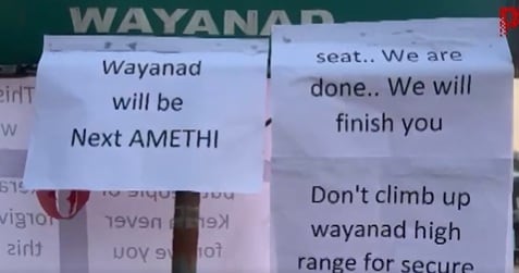 Wayanad To Be Next Amethi: Posters Warn Gandhis On Kerala Chief Minister Pick
