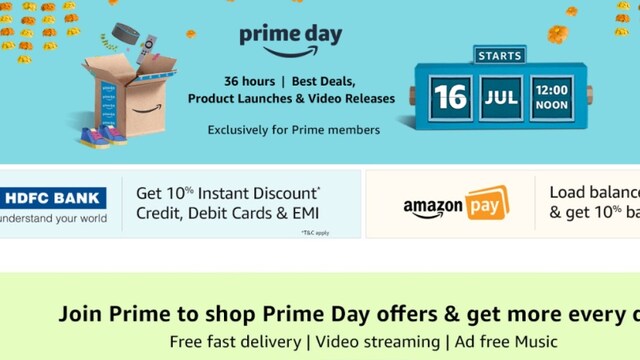 Amazon prime day sale 2018 started today at 12 noon