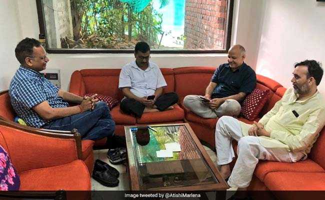"Good Morning": On Day 6 Of Sit-In, Arvind Kejriwal Tweets Eid Wishes