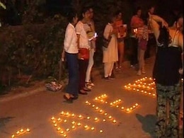 Candlelight March Over Felling Of Trees For South Delhi's Housing Project Candlelight March Over Felling Of Trees For South Delhi's Housing Project