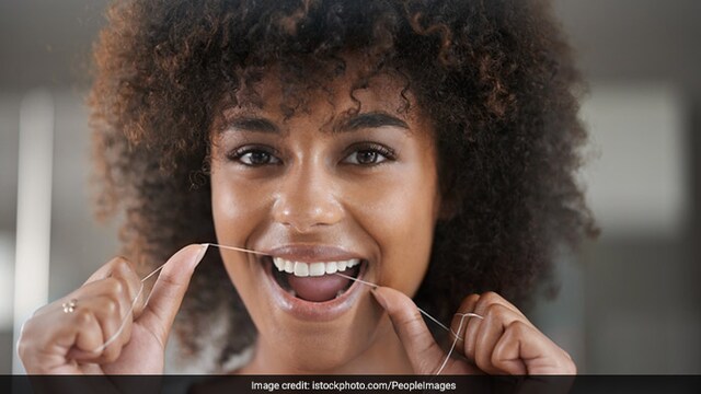 Flossing is a technique used to remove bits of food and dental plaque in between teeth
