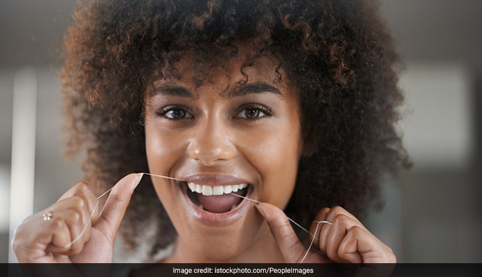 Flossing is a technique used to remove bits of food and dental plaque in between teeth