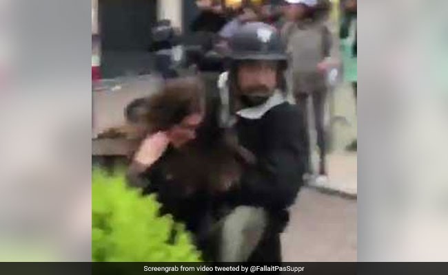 "Was Lending A Hand": Macron's Former Security Aide Who Hit Protester