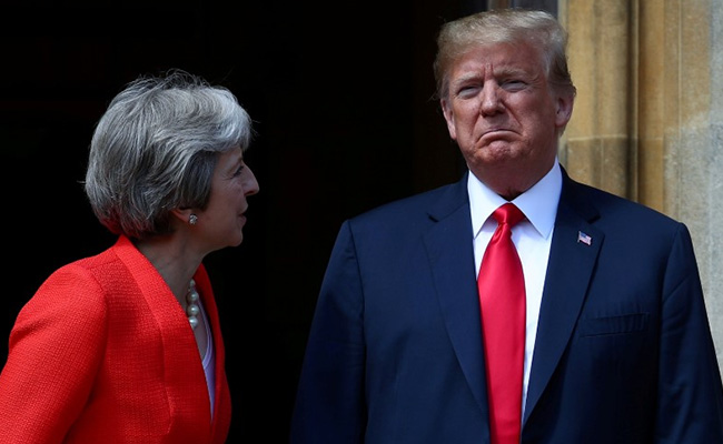 "Donald Trump Told Me To Sue EU," Says British PM Theresa May