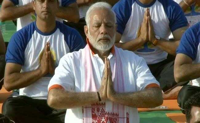 The Prime Minister said that yoga is beautiful because it is "ancient yet modern".