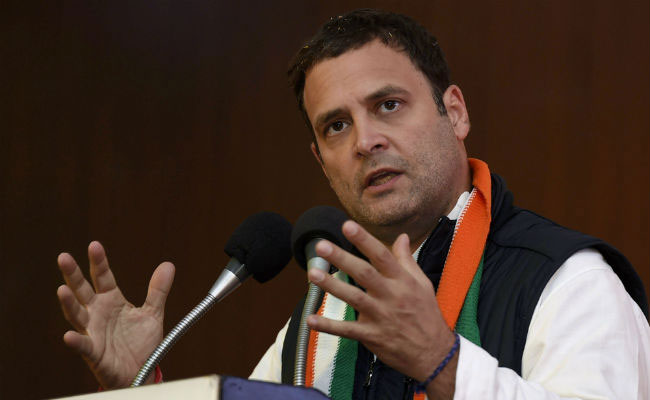 "No 'BLACK' in Swiss Banks": Rahul Gandhi Takes Dig At PM Modi