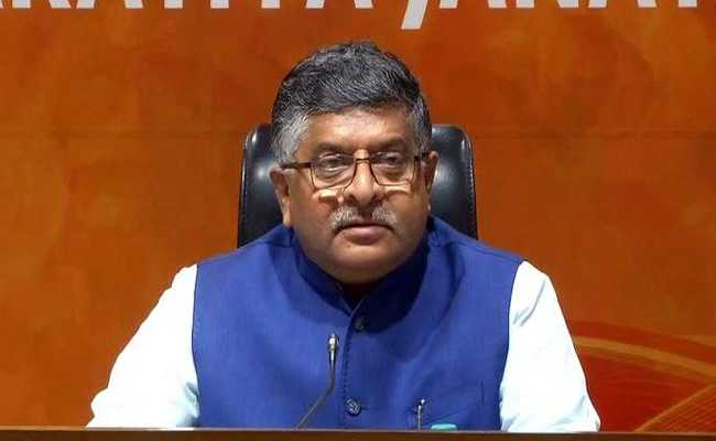 Core Biometrics Under Aadhar Totally Safe: Ravi Shankar Prasad
