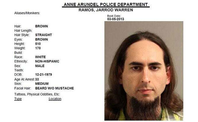 US Newsroom Shooting Suspect: Menacing Loner With An Axe To Grind