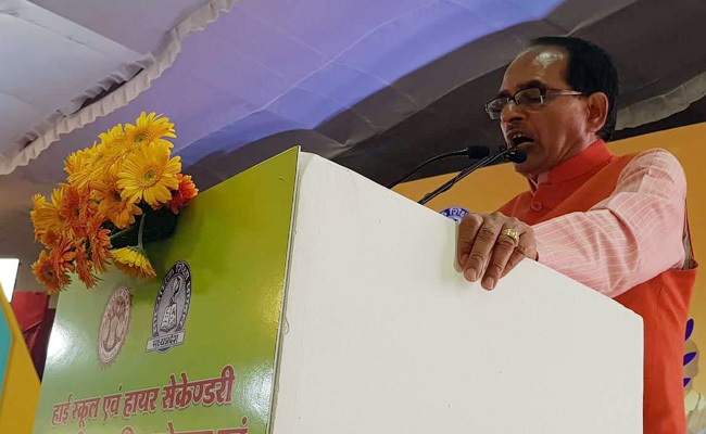 Shivraj Singh Chouhan Slips, Falls On Stairs Of Dais; Is Unhurt