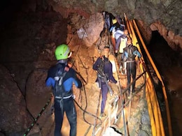 "War With Water And Time" As Thai Boys' Rescue From Cave Enters Day 2 "War With Water And Time" As Thai Boys' Rescue From Cave Enters Day 2