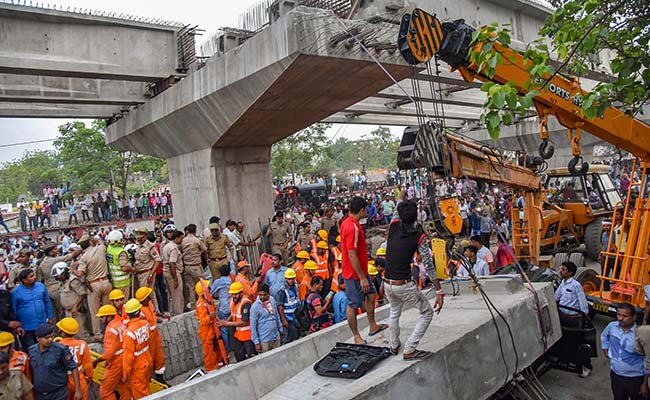8 Arrested Over Varanasi Flyover Collapse Which Left 15 Dead