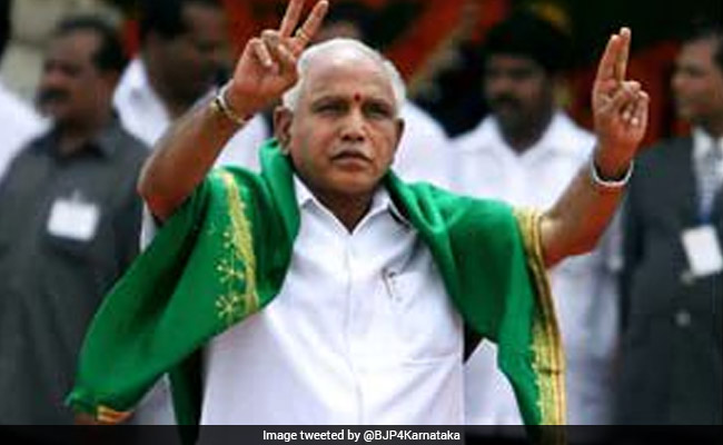 "100 Per Cent Sure" Of Winning Vote Of Confidence, Says Chief Ministers Yeddyurappa