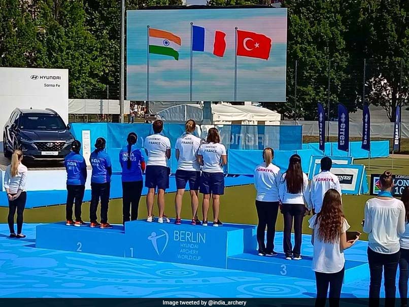 Archery World Cup 2018: India Womens Compound Team Bags Silver Archery World Cup 2018: India Womens Compound Team Bags Silver