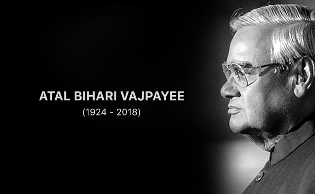 India Mourns Vajpayee, Poet Prime Minister, Statesman. Funeral Today
