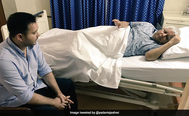 तेजस्‍वी यादव बोले, पिता की बिगड़ती तबीयत को लेकर चिंतित हूं