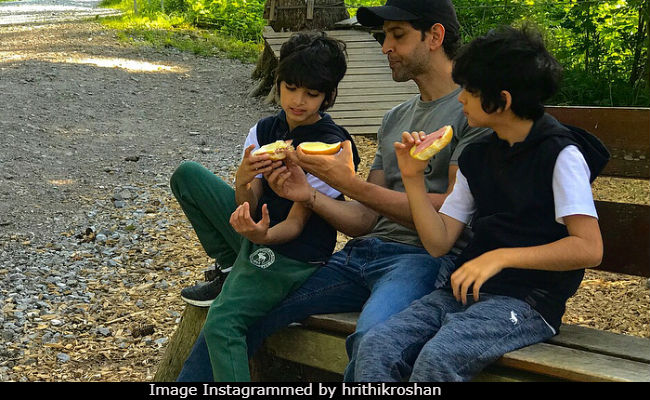 Hrithik Roshan's Holiday Pic With Sons Hrehaan And Hridhaan Is Pure Dad Goals
