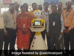 Humanoid Robots Introduced At Chennai Airport