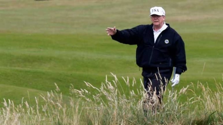 'Why Isn't He Paying?' Trump's Golf Visit To Cost Scottish Taxpayers