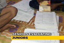 In Bhopal University, First Year Students Check Exam Papers Of Final Year In Bhopal University, First Year Students Check Exam Papers Of Final Year
