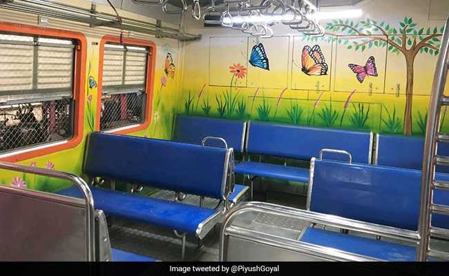 Ladies Coaches In Mumbai Locals Get Eye-Catching Makeover