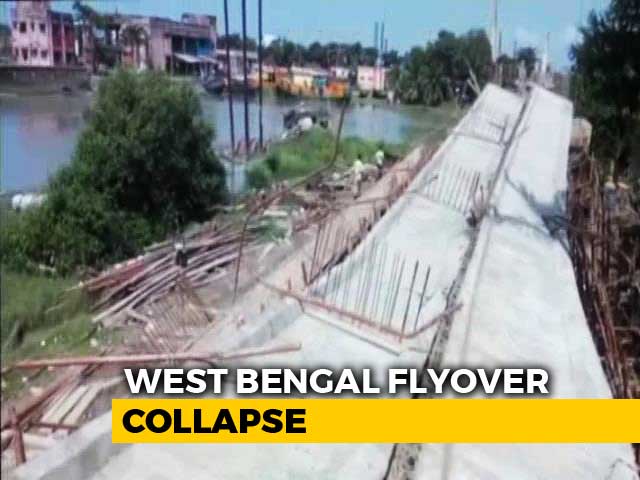 Flyover Being Built Collapses At Kakdwip Near Kolkata