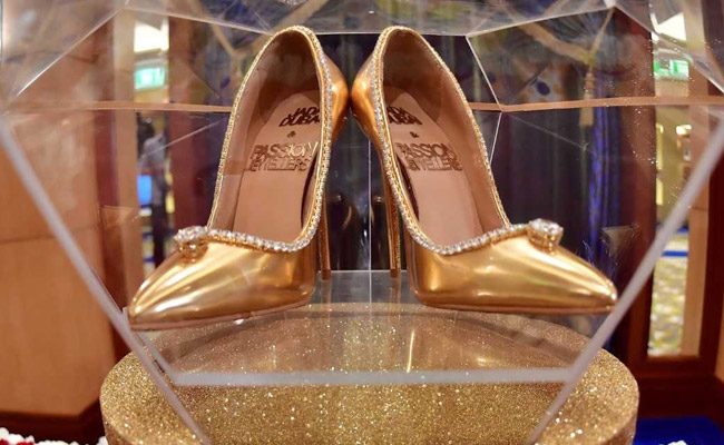 $17 Million Diamond-Trimmed Stilettos With Gold, Silk On sale In Dubai
