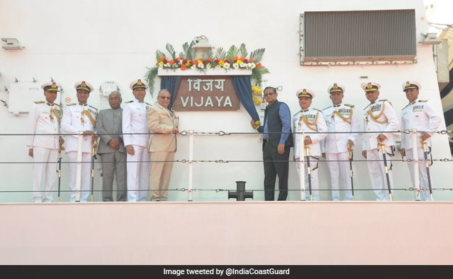 Coast Guard Vessel 'Vijaya' Commissioned To Watch Over Eastern Coast