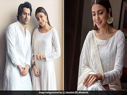 When In Lucknow: Anushka Sharma And Varun Dhawan Wear, What Else, <i>Chikankari</i> When In Lucknow: Anushka Sharma And Varun Dhawan Wear, What Else, <i>Chikankari</i>