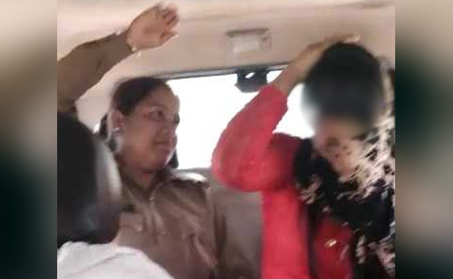 On Video, UP Cops Assault Woman For Alleged Relationship With Muslim Man