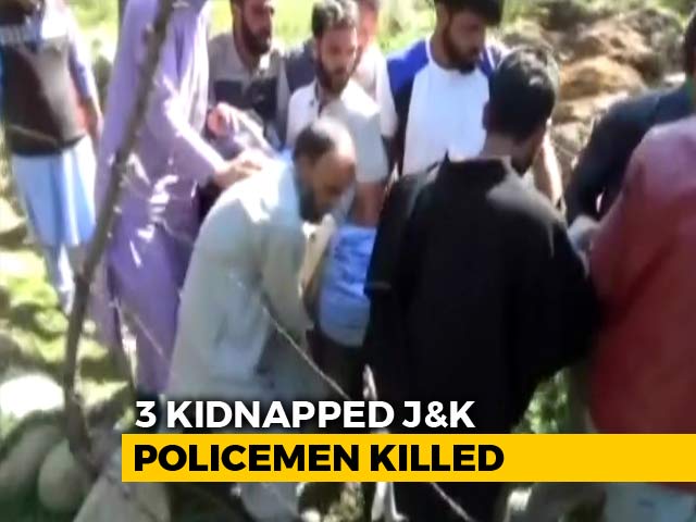 Terrorists Kidnap, Kill 3 Cops In Kashmir After "Resign Or Else" Threat