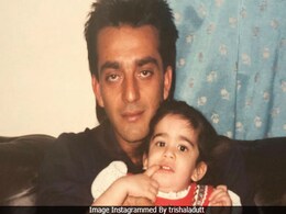 That's Sanjay Dutt And Little Trishala In 'Blast From The Past' Pic That's Sanjay Dutt And Little Trishala In 'Blast From The Past' Pic