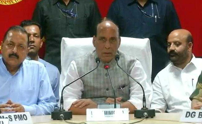 Hope New Pak Government Changes Attitude Towards India: Rajnath Singh