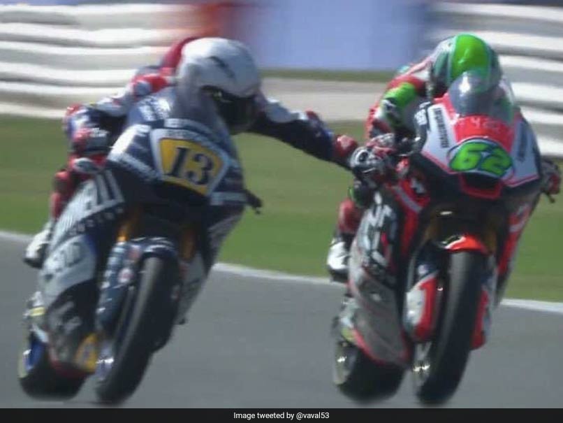 Romano Romano Fenati Banned After Grabbing Rival Romano Romano Fenati Banned After Grabbing Rival