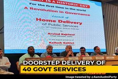 Arvind Kejriwal Launches Doorstep Delivery Service Arvind Kejriwal Launches Doorstep Delivery Service
