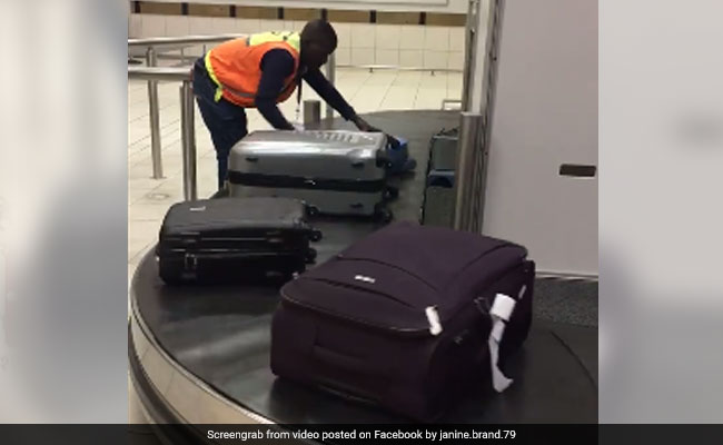 Video Of Airport Worker Handling Luggage Goes Viral For The Best Reason